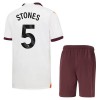 Camiseta de fútbol Manchester City Stones 5 Niño 2ª equipación 2023-24